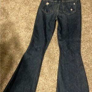 MOTHER Dark Blue Flare Jeans
